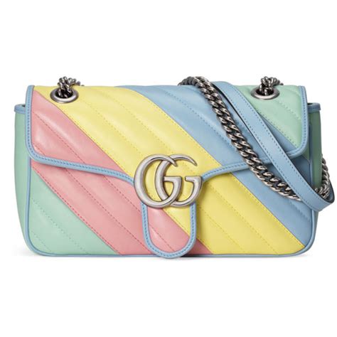 gucci rainbow belt bag|gucci bags marmont.